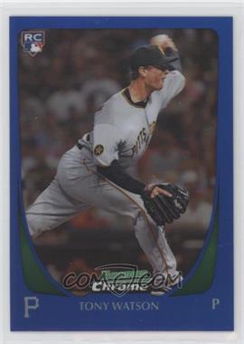 2011 Bowman Draft Picks & Prospects - Chrome - Blue Refractor #92 - Tony Watson /199