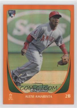 2011 Bowman Draft Picks & Prospects - Chrome - Orange Refractor #3 - Alexi Amarista /25