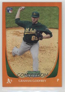 2011 Bowman Draft Picks & Prospects - Chrome - Orange Refractor #39 - Graham Godfrey /25