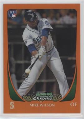 2011 Bowman Draft Picks & Prospects - Chrome - Orange Refractor #99 - Mike Wilson /25