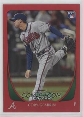 2011 Bowman Draft Picks & Prospects - Chrome - Red Refractor #38 - Cory Gearrin /5