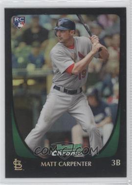 2011 Bowman Draft Picks & Prospects - Chrome - Refractor #14 - Matt Carpenter