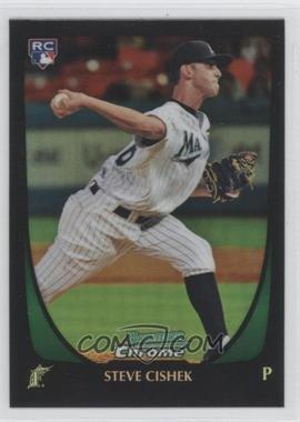 2011 Bowman Draft Picks & Prospects - Chrome - Refractor #19 - Steve Cishek