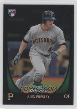 2011 Bowman Draft Picks & Prospects - Chrome - Refractor #72 - Alex Presley