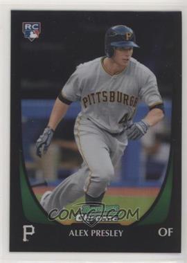 2011 Bowman Draft Picks & Prospects - Chrome - Refractor #72 - Alex Presley