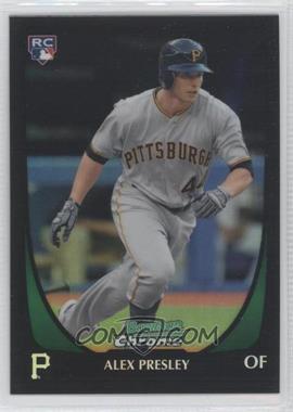 2011 Bowman Draft Picks & Prospects - Chrome - Refractor #72 - Alex Presley