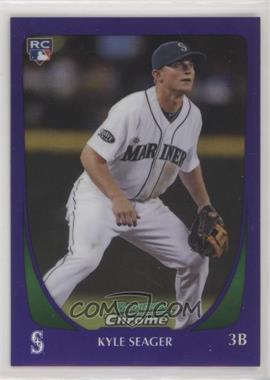 2011 Bowman Draft Picks & Prospects - Chrome - Retail Purple Refractor #103 - Kyle Seager [EX to NM]