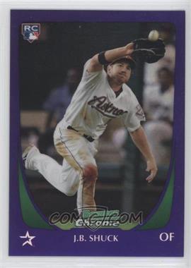 2011 Bowman Draft Picks & Prospects - Chrome - Retail Purple Refractor #106 - J.B. Shuck