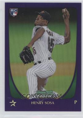 2011 Bowman Draft Picks & Prospects - Chrome - Retail Purple Refractor #21 - Henry Sosa