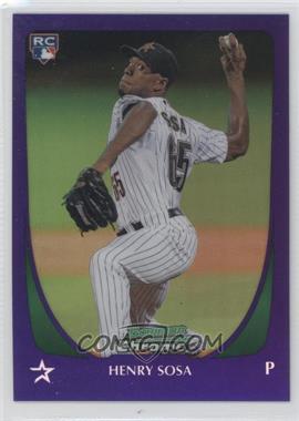 2011 Bowman Draft Picks & Prospects - Chrome - Retail Purple Refractor #21 - Henry Sosa