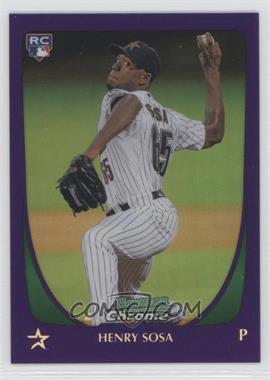 2011 Bowman Draft Picks & Prospects - Chrome - Retail Purple Refractor #21 - Henry Sosa