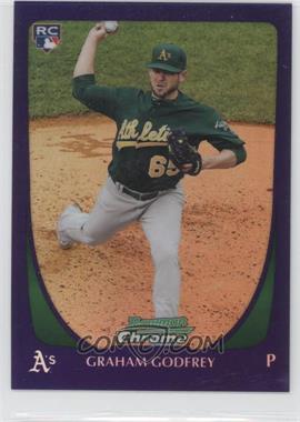 2011 Bowman Draft Picks & Prospects - Chrome - Retail Purple Refractor #39 - Graham Godfrey