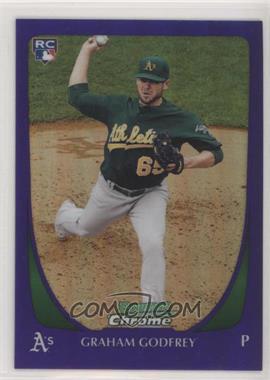 2011 Bowman Draft Picks & Prospects - Chrome - Retail Purple Refractor #39 - Graham Godfrey