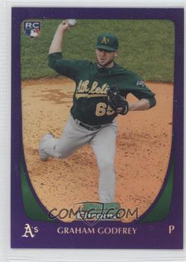 2011 Bowman Draft Picks & Prospects - Chrome - Retail Purple Refractor #39 - Graham Godfrey