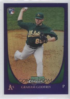 2011 Bowman Draft Picks & Prospects - Chrome - Retail Purple Refractor #39 - Graham Godfrey