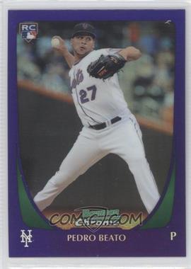 2011 Bowman Draft Picks & Prospects - Chrome - Retail Purple Refractor #5 - Pedro Beato