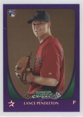 2011 Bowman Draft Picks & Prospects - Chrome - Retail Purple Refractor #68 - Lance Pendleton