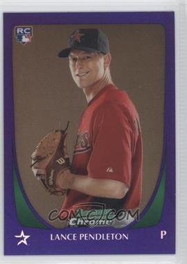 2011 Bowman Draft Picks & Prospects - Chrome - Retail Purple Refractor #68 - Lance Pendleton