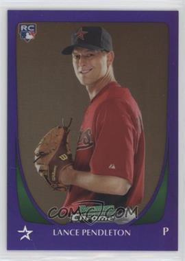 2011 Bowman Draft Picks & Prospects - Chrome - Retail Purple Refractor #68 - Lance Pendleton