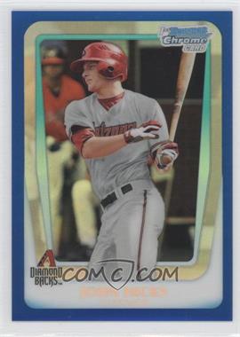 2011 Bowman Draft Picks & Prospects - Chrome Prospects - Blue Refractor #BDPP1 - John Hicks /199