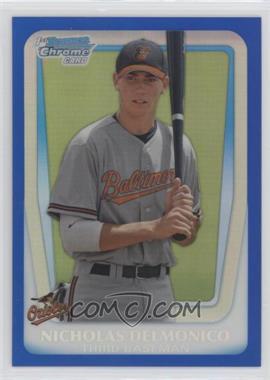 2011 Bowman Draft Picks & Prospects - Chrome Prospects - Blue Refractor #BDPP26 - Nicholas Delmonico /199