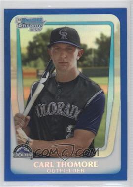 2011 Bowman Draft Picks & Prospects - Chrome Prospects - Blue Refractor #BDPP31 - Carl Thomore /199