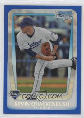 2011 Bowman Draft Picks & Prospects - Chrome Prospects - Blue Refractor #BDPP56 - Kevin Quackenbush /199