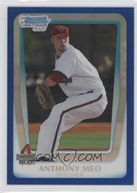 2011 Bowman Draft Picks & Prospects - Chrome Prospects - Blue Refractor #BDPP59 - Anthony Meo /199