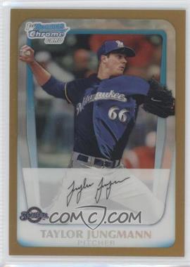 2011 Bowman Draft Picks & Prospects - Chrome Prospects - Gold Refractor #BDPP51 - Taylor Jungmann /50