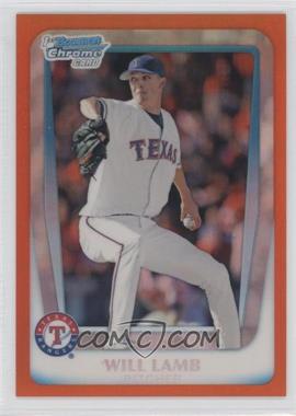 2011 Bowman Draft Picks & Prospects - Chrome Prospects - Orange Refractor #BDPP20 - Will Lamb /25