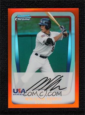 2011 Bowman Draft Picks & Prospects - Chrome Prospects - Orange Refractor #BDPP91 - William Abreu /25