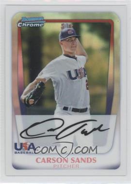 2011 Bowman Draft Picks & Prospects - Chrome Prospects - Refractor #BDPP105 - Carson Sands