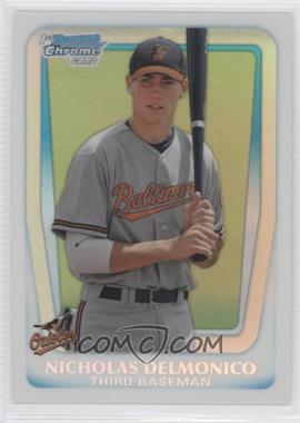 2011 Bowman Draft Picks & Prospects - Chrome Prospects - Refractor #BDPP26 - Nicholas Delmonico