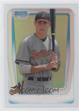 2011 Bowman Draft Picks & Prospects - Chrome Prospects - Refractor #BDPP26 - Nicholas Delmonico