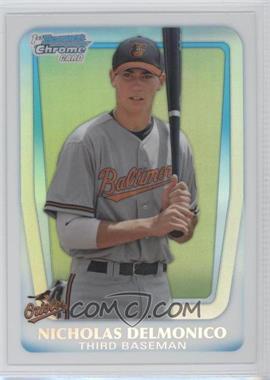 2011 Bowman Draft Picks & Prospects - Chrome Prospects - Refractor #BDPP26 - Nicholas Delmonico