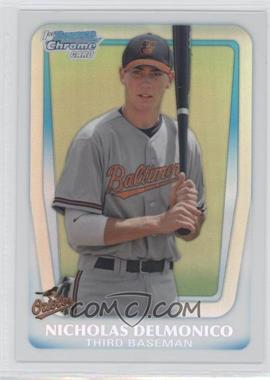 2011 Bowman Draft Picks & Prospects - Chrome Prospects - Refractor #BDPP26 - Nicholas Delmonico