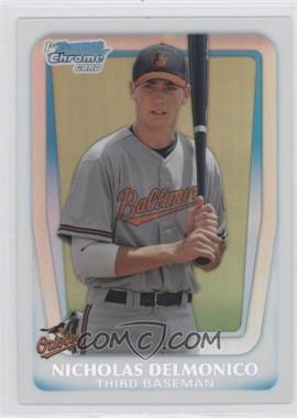 2011 Bowman Draft Picks & Prospects - Chrome Prospects - Refractor #BDPP26 - Nicholas Delmonico