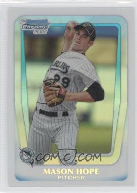 2011 Bowman Draft Picks & Prospects - Chrome Prospects - Refractor #BDPP45 - Mason Hope