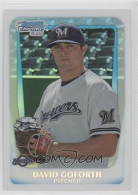 2011 Bowman Draft Picks & Prospects - Chrome Prospects - Refractor #BDPP50 - David Goforth