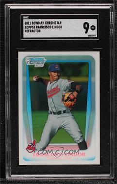 2011 Bowman Draft Picks & Prospects - Chrome Prospects - Refractor #BDPP53 - Francisco Lindor [SGC 9 MINT]