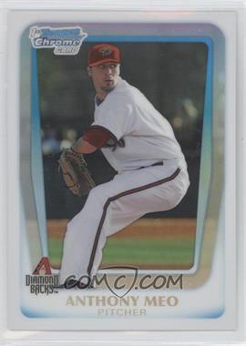 2011 Bowman Draft Picks & Prospects - Chrome Prospects - Refractor #BDPP59 - Anthony Meo