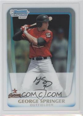 2011 Bowman Draft Picks & Prospects - Chrome Prospects - Refractor #BDPP81 - George Springer