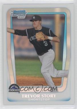 2011 Bowman Draft Picks & Prospects - Chrome Prospects - Refractor #BDPP84 - Trevor Story