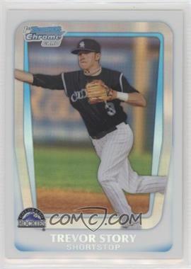 2011 Bowman Draft Picks & Prospects - Chrome Prospects - Refractor #BDPP84 - Trevor Story