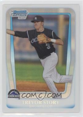 2011 Bowman Draft Picks & Prospects - Chrome Prospects - Refractor #BDPP84 - Trevor Story