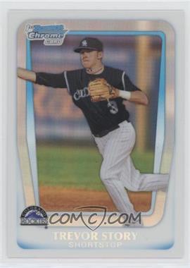 2011 Bowman Draft Picks & Prospects - Chrome Prospects - Refractor #BDPP84 - Trevor Story