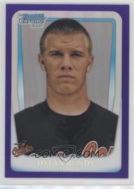 2011 Bowman Draft Picks & Prospects - Chrome Prospects - Retail Purple Refractor #BDPP18 - Dylan Bundy