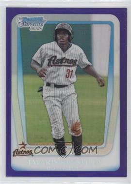 2011 Bowman Draft Picks & Prospects - Chrome Prospects - Retail Purple Refractor #BDPP65 - Javaris Reynolds [EX to NM]