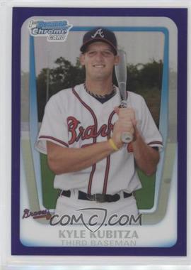 2011 Bowman Draft Picks & Prospects - Chrome Prospects - Retail Purple Refractor #BDPP74 - Kyle Kubitza