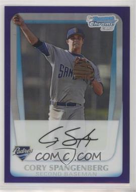 2011 Bowman Draft Picks & Prospects - Chrome Prospects - Retail Purple Refractor #BDPP80 - Cory Spangenberg